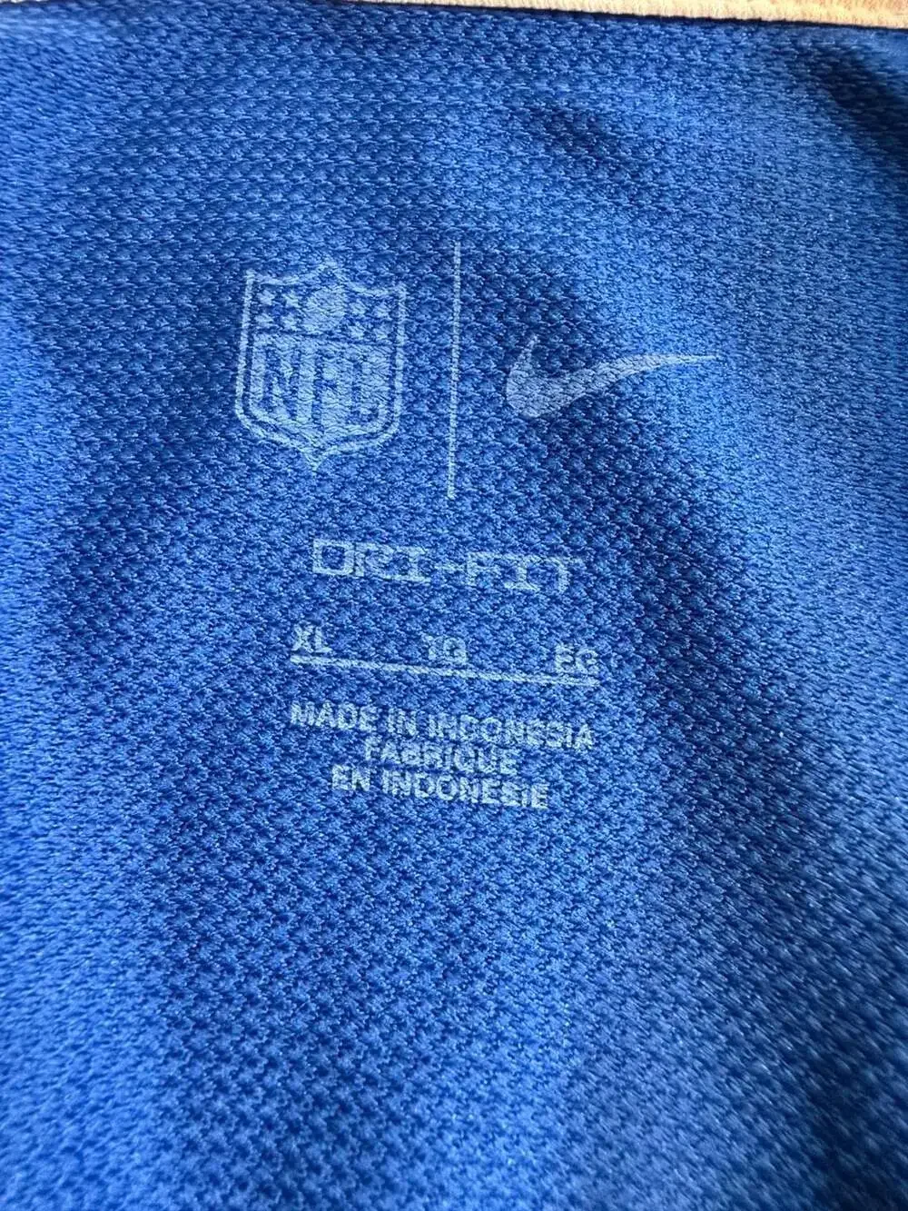 Nike Indianapolis Colts Sideline Victory Stripe Men's Dri-FIT NFL Polo XL White